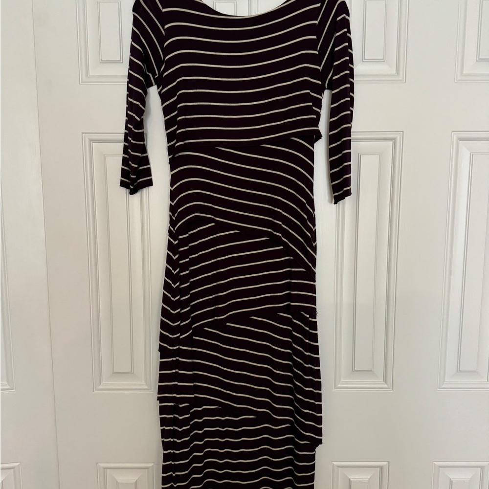 Bailey 44 Knit Midi Dress. Sexy body hugging, but not revealing. Layered effect